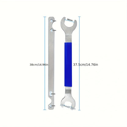 2-Pack Fan Clutch Nut Wrench and Clutch Bracket Removal Tool Kit, 32mm 36mm Fan Clutch Wrench Replacement for BMW Benz