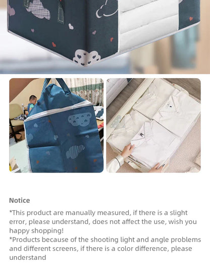 Quilt Storage Bag Multi-functional Dustproof Moistureproof Large-capacity Clothes Storage Bag Home Moving Organising Bag