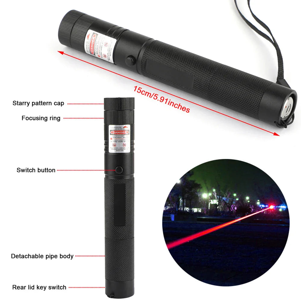Green Laser pointer LED Training Torch Pet for Cats Toy Interactive Bright Pointer Red Light Pen（No battery ）