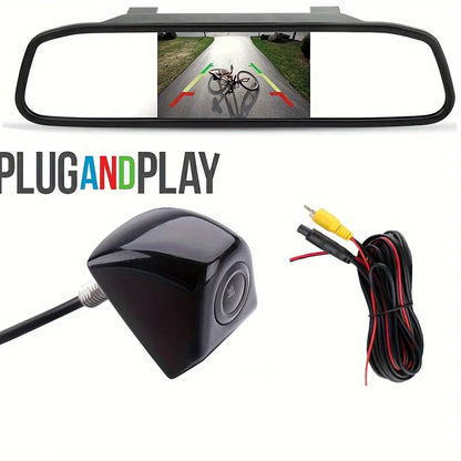 Backup Camera with Monitor Back up Camera System for Car  Reverse Camera  Rear View with 4.3in Monitor Safe Parking
