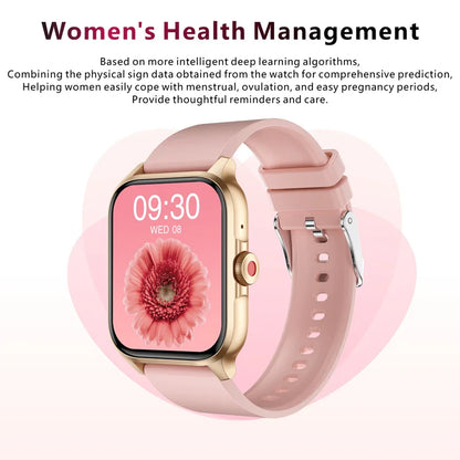 Lenovo QX15 Smart Watch Men & Women Full Touch Screen Sport Fitness Watch Man Waterproof Bluetooth For Ios Android Smartwatch
