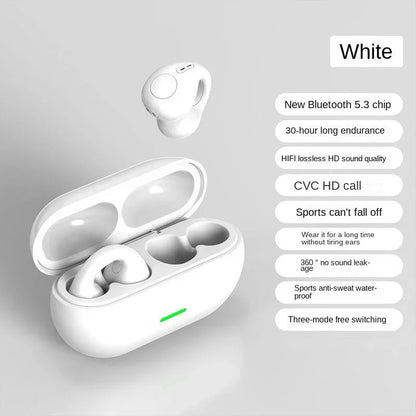 New Original T75 Bone Conduction Wireless Bluetooth 5.3 Headphones Sports Earphones HiFi Sound Quality Waterproof TWS Headset