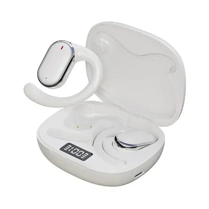 X93 Wireless Ear Hanging Headset, Noise Reduction Hanging Earphones, Waterproof Ear Earphones  Work Running Walking