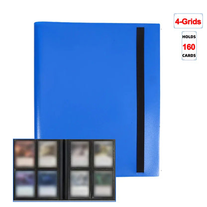 1Pc Card Binder 160/360/480 Trading Card Holder Book PP Cover Binder For Cards Durable Side Loading Card Book With Gaming Cards