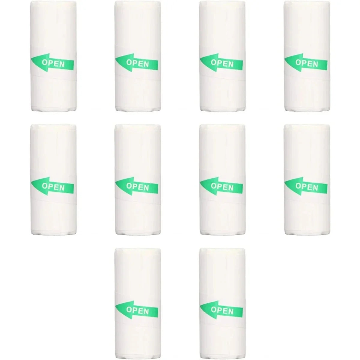 10Pcs Mini Printer Paper For peripage Self Adhesive Thermal Paper Printable Sticker Paper for Pocket Thermal Printer