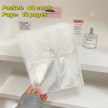 A5 Binder Photocards Cover Kpop Loose-leaf Collect Book Photo Cards Album Storage Book Stationery Birthday Gifts 포토카드 바인더