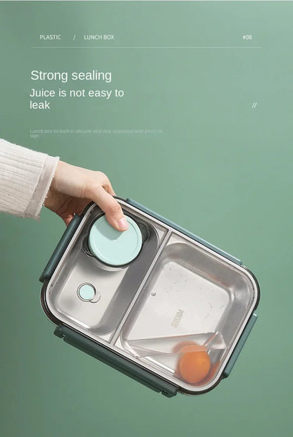 850ml Portable Lunch Boxes for Children Adults Thermo Soup Bento Box Stainless Steel Insulated Heating Food Storage Container