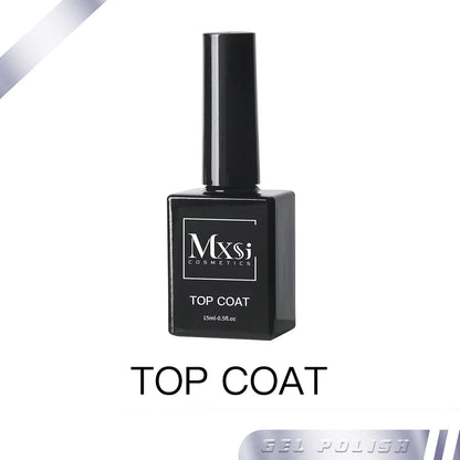 Mxsi 15ml Gel Nail Polish Neon Brown Royal Blue Red Green Pastal Nude Nail Art Varnish Gel Lacquer Top Coat UV Gel Nail Not Set