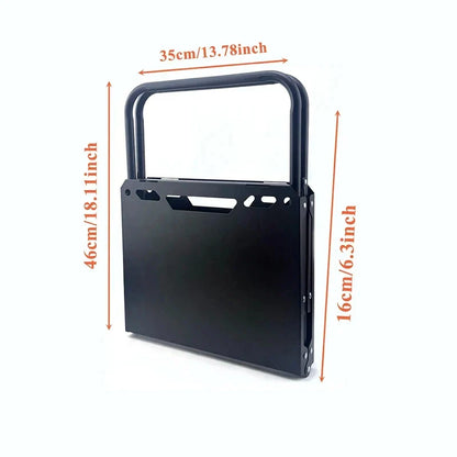 Portable Foldable Beach & Camping Table, Hollow Edge Picnic Table, Lightweight Hangable Outdoor Table for Travel