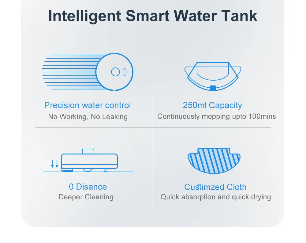 ABIR K30 Robot Vacuum Cleaner, Auto-Empty Station, Laser Lidar, 6500PA Suction,Multi-Floor Maping, Smart Home Wet Dry Appliance