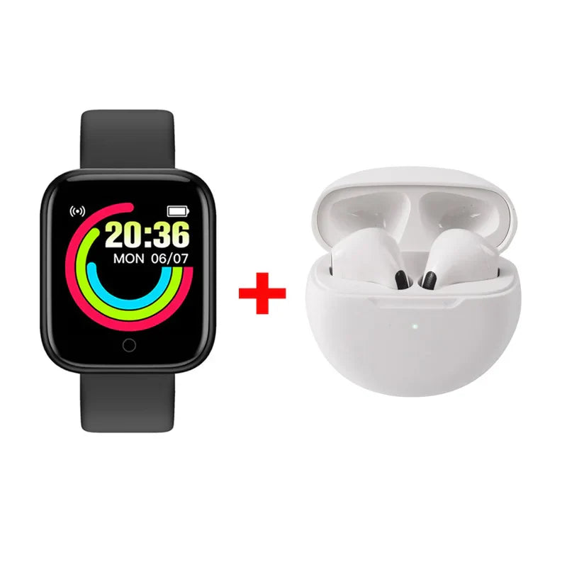 D20 Smart Watch Sport Fitness Tracker Pedometer Smartwatch for Men Women Digital Wristwatch Y68 Pro6 Gift