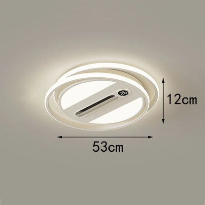 LED ultra-thin ceiling light, modern and simple living room lighting fixture, 2026 new atmospheric rectangular bedroom light