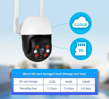 5MP TUYA PTZ WiFi IP Wireless Camera Outdoor Home Security Auto Tracking Monitoring Waterproof Video Surveillance Smart Life