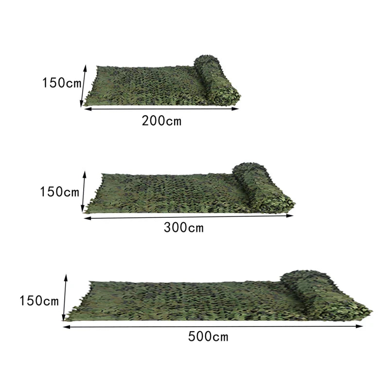 Military camouflage net Hunting camouflage net Garden gazebo net Car awning White blue green black jungle desert color
