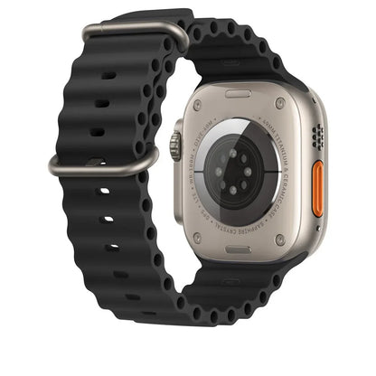Silicone Band For Apple Watch strap 44mm 45mm 40mm 41mm 42-38mm 45 mm sport bracelet iwatch series 8 7 6 5 4 3 SE 9 Ultra 2 49mm