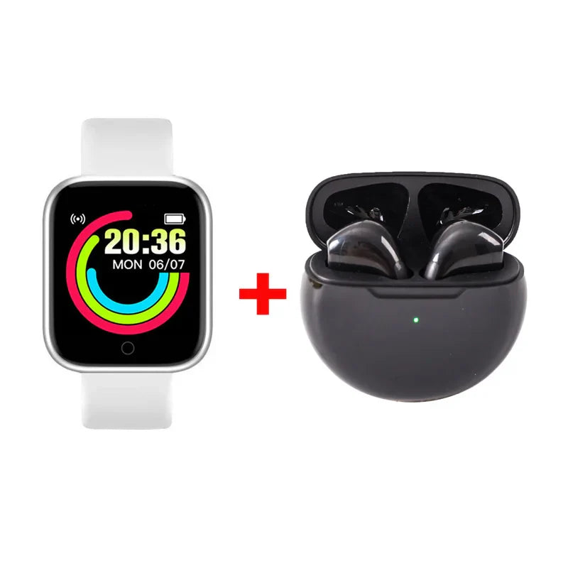 D20 Smart Watch Sport Fitness Tracker Pedometer Smartwatch for Men Women Digital Wristwatch Y68 Pro6 Gift