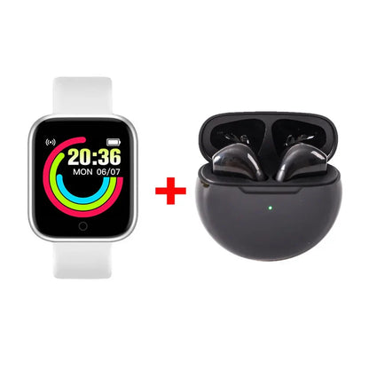 D20 Smart Watch Sport Fitness Tracker Pedometer Smartwatch for Men Women Digital Wristwatch Y68 Pro6 Gift