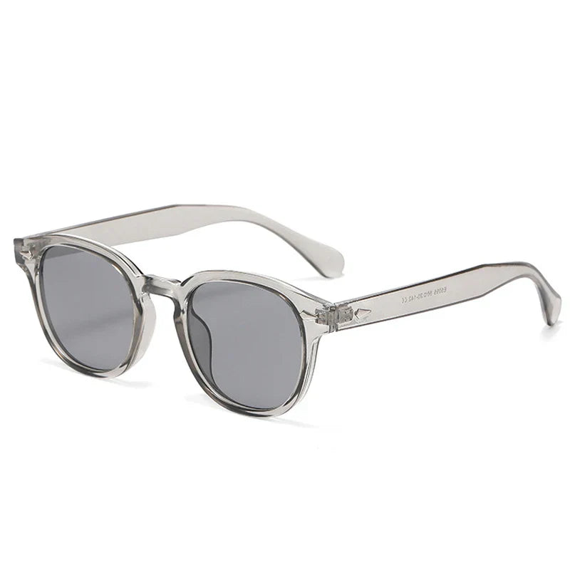 JNPCXI Quality New Retro Round Sunglasses Women Fashion Rivets Decoration Shades UV400 Men Punk Leopard Sun Glasses