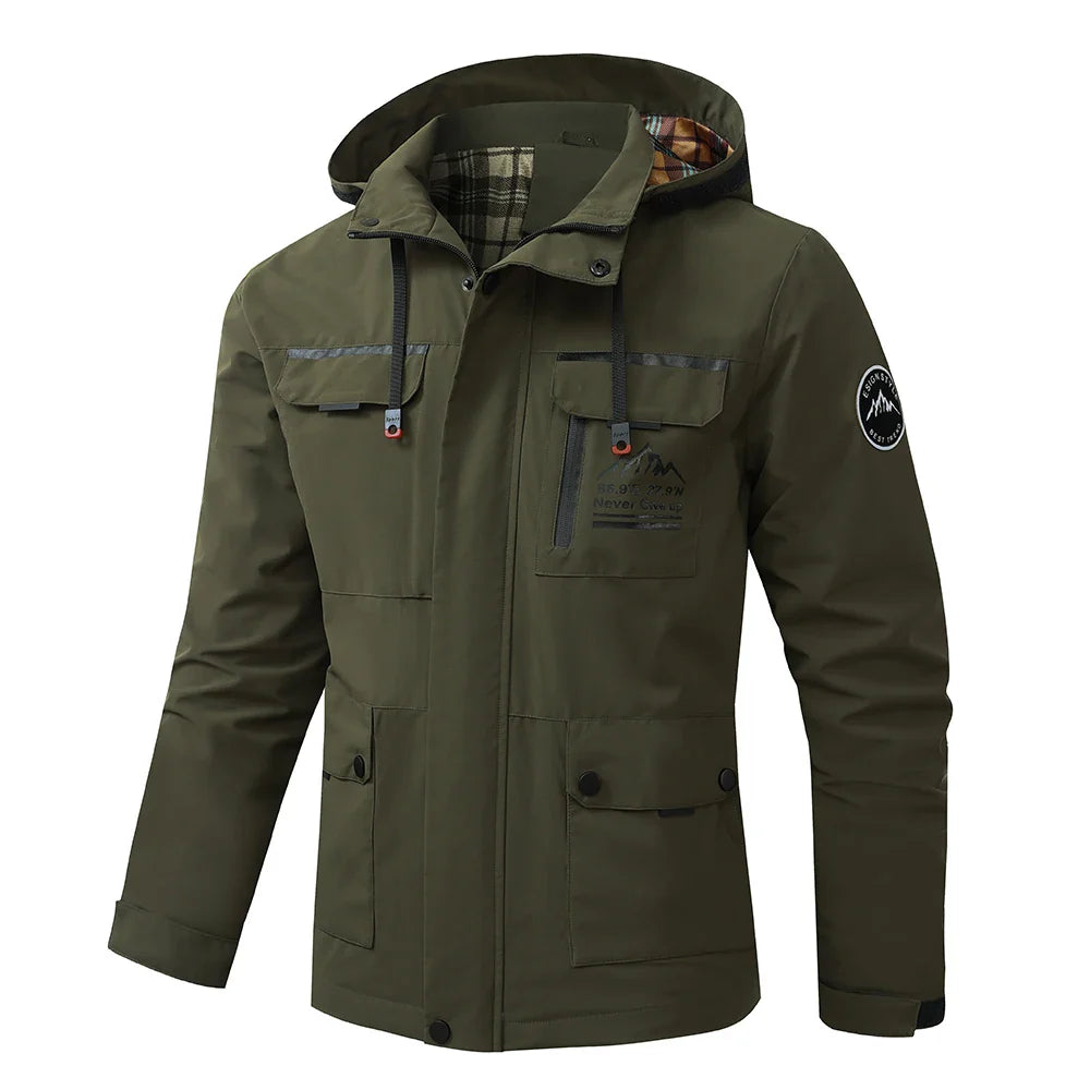 2025 Men Winte Vintage High Quality Jackets Windproof Waterproof Coats Parkas Male Brand solid Casual Thick Warm Jackets