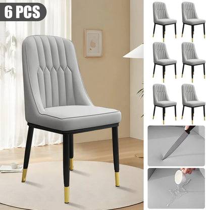 Elegant Dining Chair Set - 2/4/6 PU-Padded Chairs | Modern Design for Kitchen Restaurant Living Spaces