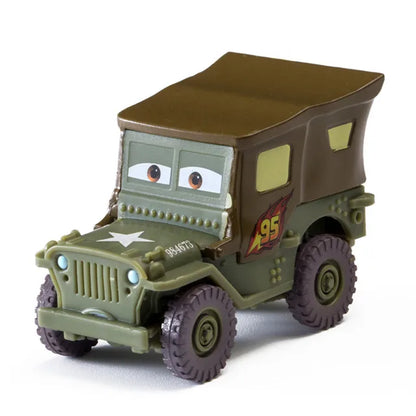 Cars Disney Pixar Cars Toy Lightning McQueen Jackson Storm Mater Sally Sheriff 1:55 Diecast Model Car Toy Children Birthday Gift