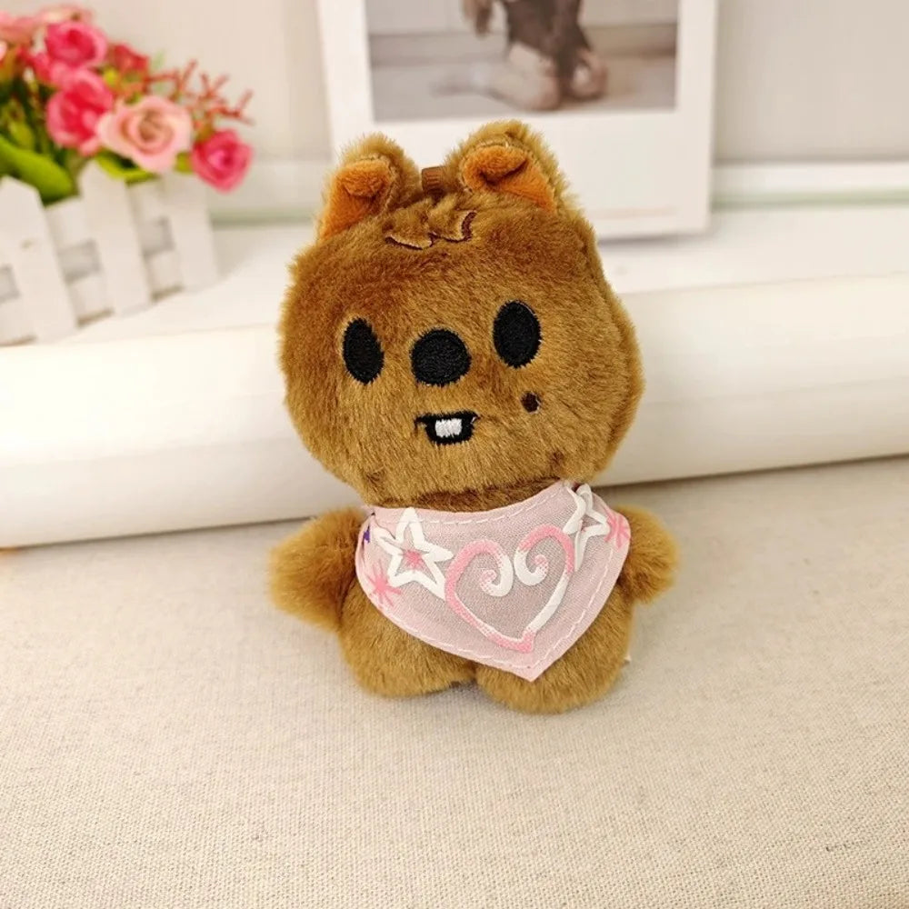 SKZOO Plush Keychain Plush Keychain Wolf Plush Toy Seoul FM Week Cloak Doll Magic School Kid Birthday Gift