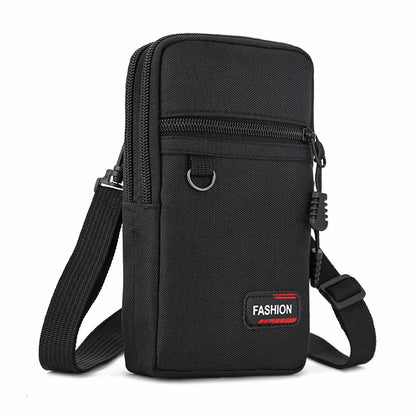 Mobile Phone Case Pouch Waist Bag Multifunction Outdoor Casual Men Waist Pack Small Bag Single Shoulder Crossbody Bag Coin Purse