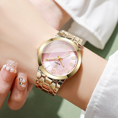 Elegant Women Watches Fashion Arabic Dial Bracelet Strap Ladies Quartz Wristwatches Reloj Mujer Girls Clock Gift（Without Box）