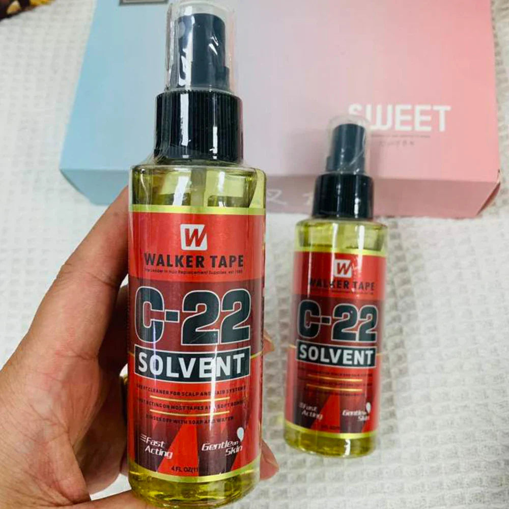 C-22/bottle Solvent Spray Remover for Lace Wigs Toupee Adhesive Removers Wig Glue Remover for Tape Hair Extensions