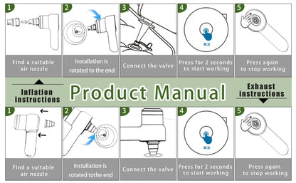 DOTWISE Mini Electric Air Pump Brushless Motor Wireless Air Compressor High Flow Small Air Mattres Kayak Paddle Outdoor Air Pump