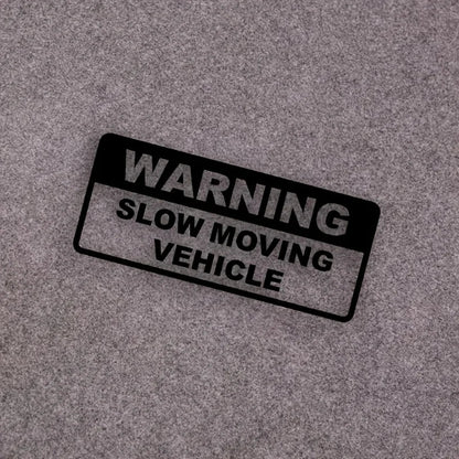 Warning slow driving car sticker PVC cool car sticker exterior decoration accessories warning car decal modeling