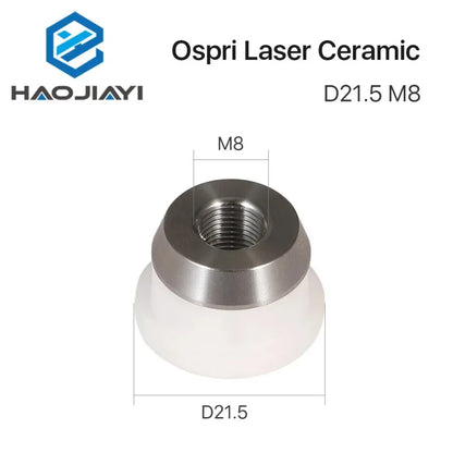 D21.5 M8 Laser Ceramic Nozzle Holder Bodor 3D Laser Head Sensor Part for 1064nm Cutting Machine