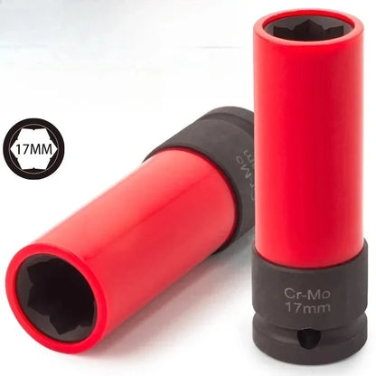 For S Series 17mm Anti-Theft Wheel Lock Nut Removal Socket Car Repair Socket Wrench Tool