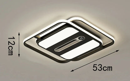 LED ultra-thin ceiling light, modern and simple living room lighting fixture, 2026 new atmospheric rectangular bedroom light