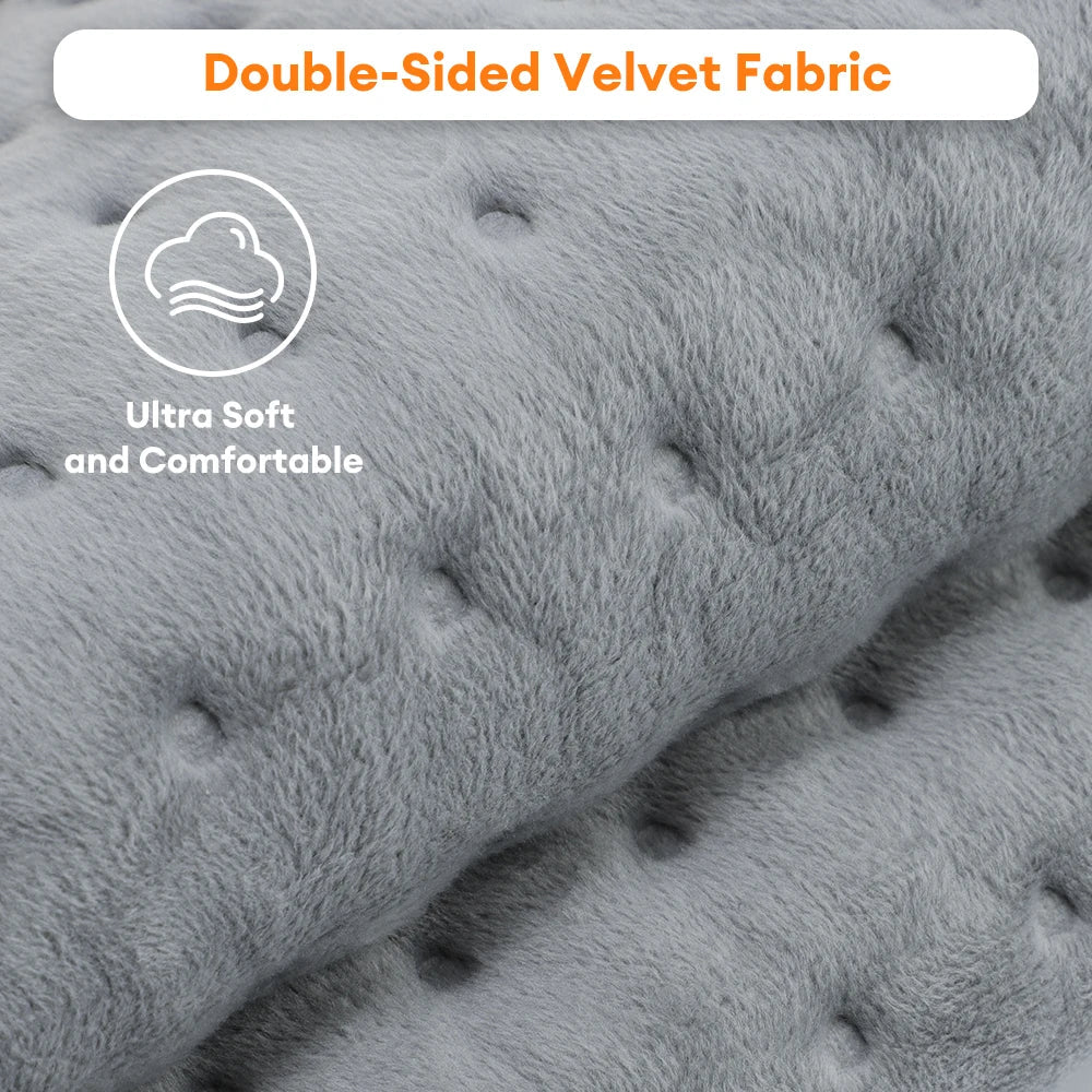 30*60cm Electric Heating Pads for Back Neck Shoulder Home Office Washable Winter Warm Blanket 4 Timer 9 Temperature Control