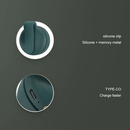 Whirlwind Leafless Mini Fan With Portable Button Design USB Charging Silent Portable Mini Fan For Home And Outdoor Travel