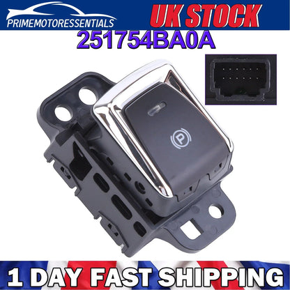 1pcs Electronic Handbrake Brake Parking Button Switch Car Accessories For Nissan X-Trail T32 Qashqai 969XC4EA0A 251754BA0A