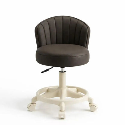 Ins Style Desk Chair Swivel Rolling Chair With Footrest Adjustable Height Home Computer Task Chair For Bedroom Make Up