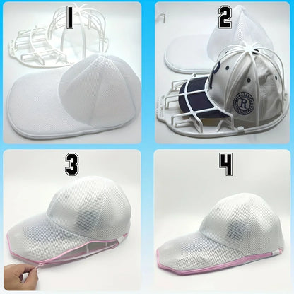 Hat cleaning cage for washing machines, hat cleaner with mesh bag,Hat bags or hat racks can be purchased separately.