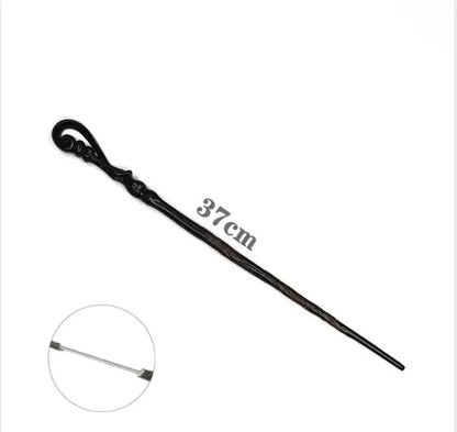 New Anime Cosplay Metal Core Magic Wand Harri Decoration Toy Accessories For Bacchetta Di Plastic Pottee Magic Stick