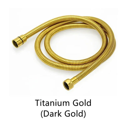 Shower Hose 1.5M Stainless Steel - Flexible Handheld Shower Head Pipe Explosion-Proof Bathroom