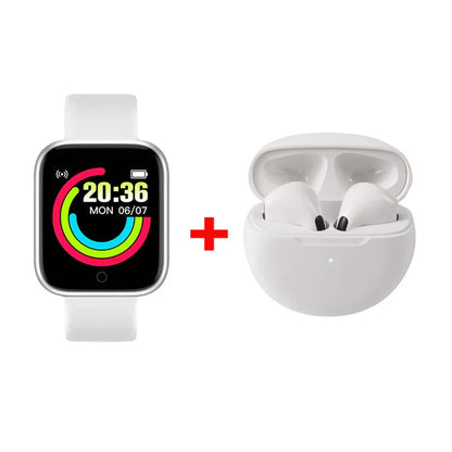 D20 Smart Watch Sport Fitness Tracker Pedometer Smartwatch for Men Women Digital Wristwatch Y68 Pro6 Gift