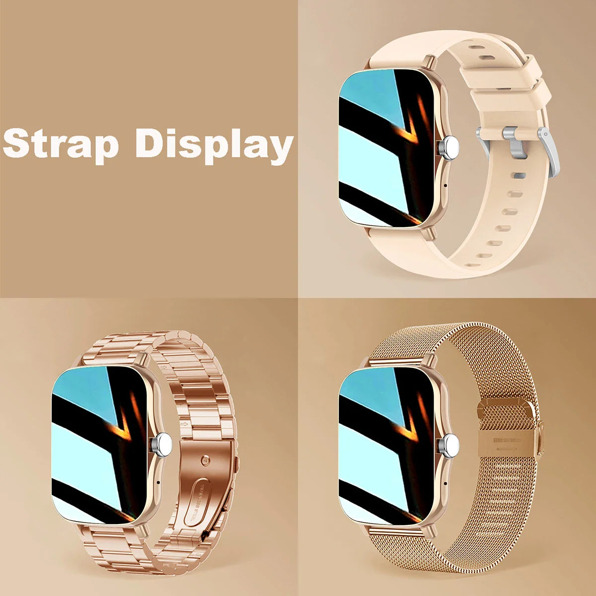 1.83'' Waterproof Smart Watch with Message Answer Call Sleep Monitoring Sports Pedometer Information Alerts For iPhone Android