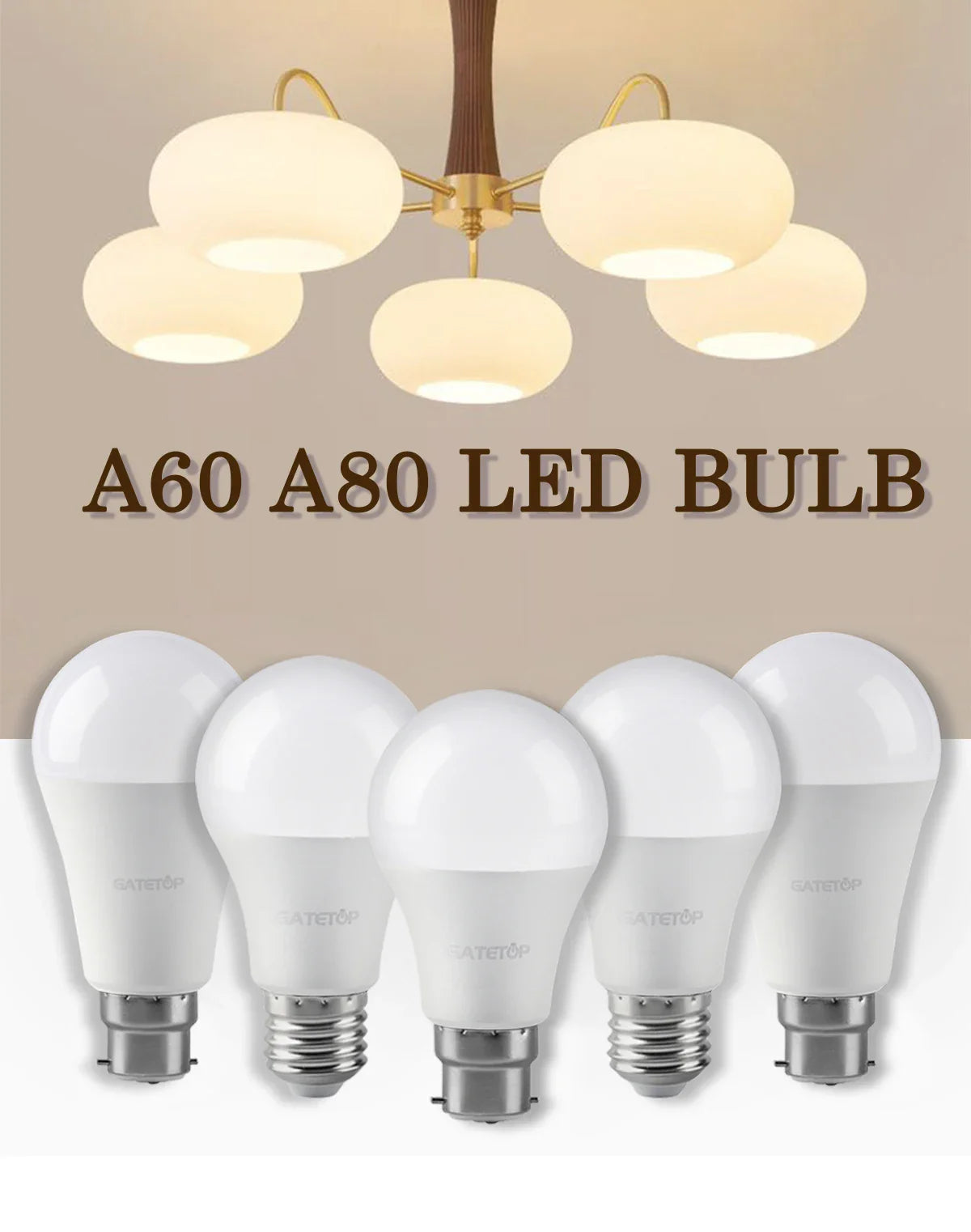 10Pack B22 LED bulb Lamp 220V 110V No flicker 8W 9W 12W 18W 24W Hight birght Warm lighting for home derection