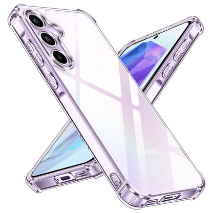 Transparent Phone Case for Samsung A55 5G Back Cover on Galaxy A57 A56 A55 A37 A36 A35 A26 A17 A16 A15 A 35 36 37 55 56 57 Shell