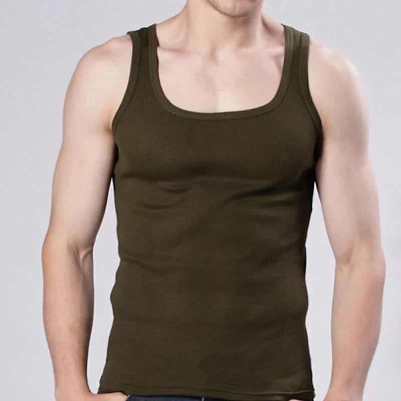 2020 Summer Plus Size Men Clothing Tank Tops Black White Gray Singlets Sleeveless Fitness Men Vest Casual Bodybuilding Vest New
