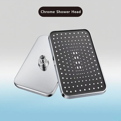 Large Flow High Pressure Shower Head Spray Bathroom Rain Shower Silicone Water-saving Nozzle Pressurization Handheld Accessories