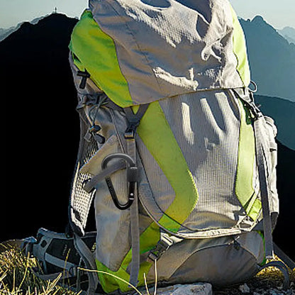Outdoor Climbing Carabiner D Shaped Paracord Tensioner Key Chain Clip Aluminum Alloy Guylines Tensioner Camp Mountaineering Hook