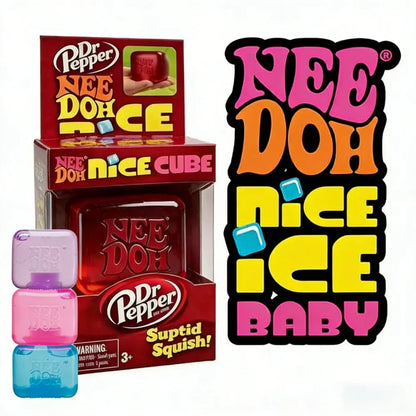 Nee DOH Model Soft Squishy Toy  Nice Cube Sensory Stress Reliever Fidget Tool for Anxiety for Adults & Kids Premium in Stock