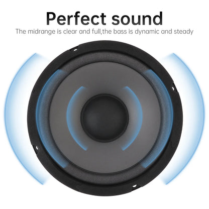 1 Piece 6.5 Inch Car Speakers 600W 2-Way Vehicle Door Subwoofer Audio Stereo Full Range Frequency Automotive Speakers for Car
